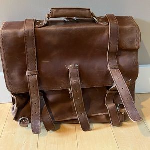 Mens leather briefcase